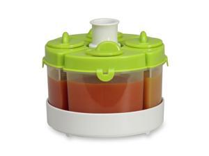 Baby Brezza Food Storage System: Quattro in Green Baby Brezza Food Storage System: Quattro in Green