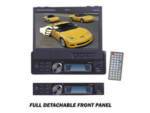 Lanzar - 7'' Single Din In-Dash Motorized Touch Screen TFT/LCD Monitor With DVD/CD/MP3/MPEG4/USB/SD/AM/FM/RDS Receiver Lanzar - 7'' Single Din In-Dash Motorized Touch Screen TFT/LCD Monitor With DVD/CD/MP3/MPEG4/USB/SD/AM/FM/RDS Receiver