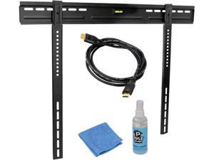 Pyle - HDTV Video Kit With LED TV Wall Mount, HDMI Cable, And Screen Cleaner For 32' to 60' Flat Panel TV Pyle - HDTV Video Kit With LED TV Wall Mount, HDMI Cable, And Screen Cleaner For 32' to 60' Flat Panel TV