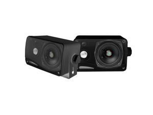 Pyle - 3.5'' 200 Watt 3-Way Weather Proof Marine Mini Box Speaker System (Black) Pyle - 3.5'' 200 Watt 3-Way Weather Proof Marine Mini Box Speaker System (Black)