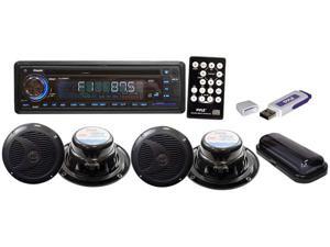 Pyle - Complete Marine Water Proof 4 Speaker CD/USB/Mp3/Combo 6.5''Speakers w/ Stereo Cover And USB Drive (Black) (Refurbished) Pyle - Complete Marine Water Proof 4 Speaker CD/USB/Mp3/Combo 6.5''Speakers w/ Stereo Cover And USB Drive (Black) (Refurbished)