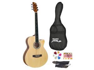 39'' Inch Beginner Jammer, Acoustic Guitar w/ Carrying Case & Accessories 39'' Inch Beginner Jammer, Acoustic Guitar w/ Carrying Case & Accessories