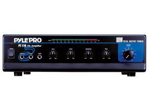 PyleHome - 80 WATT AC/DC Microphone PA Mono Amplifier w/ 70V Output & Mic Talkover PyleHome - 80 WATT AC/DC Microphone PA Mono Amplifier w/ 70V Output & Mic Talkover