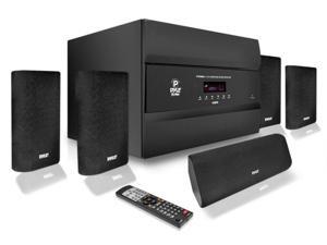 PylePro - 400 Watts 5.1 Channel HDMI Home Theater System With Bluetooth Audio Playback, AM/FM Tuner PylePro - 400 Watts 5.1 Channel HDMI Home Theater System With Bluetooth Audio Playback, AM/FM Tuner