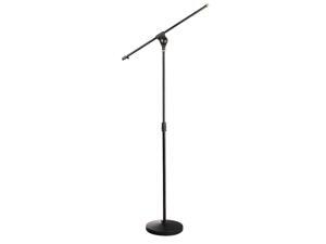 Universal Compact Base Microphone Stand - Adjustable & Extendable Boom Universal Compact Base Microphone Stand - Adjustable & Extendable Boom