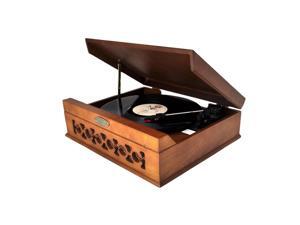 Pyle - Vintage Style Phonograph/Turntable With USB-To-PC Connection (Dark Maple) Pyle - Vintage Style Phonograph/Turntable With USB-To-PC Connection (Dark Maple)
