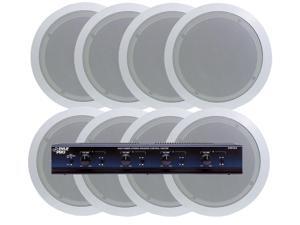 Pyle - 4 Room In-Ceiling Home Speaker System w/Speaker Selector & Volume Control Pyle - 4 Room In-Ceiling Home Speaker System w/Speaker Selector & Volume Control