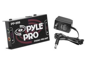 PylePro - Compact Ultra-Low Noise Phono Turntable Preamp with 12-Volt Adaptor - Preamplifier PylePro - Compact Ultra-Low Noise Phono Turntable Preamp with 12-Volt Adaptor - Preamplifier
