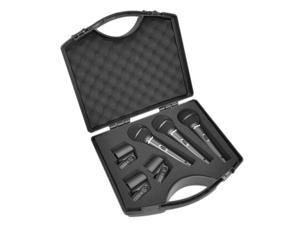 PylePro PDMICKT80 Dynamic Cardioid Vocal Microphones With Clips, 3-Pack PylePro PDMICKT80 Dynamic Cardioid Vocal Microphones With Clips, 3-Pack