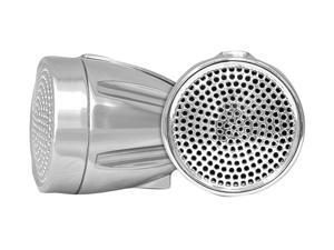 Pyle - 600 Watt 2.25" Speaker Pair with Dual Handle-Bar Mounts - Weatherproof, Aluminum Die-Cast Cabinets & Motorcycles, ATVs & Snowmobile Mountable Pyle - 600 Watt 2.25" Speaker Pair with Dual Handle-Bar Mounts - Weatherproof, Aluminum Die-Cast Cabinets & Motorcycles, ATVs & Snowmobile Mountable