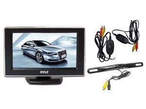 4.3'' Monitor Wireless Back-Up Rearview & License Plate Camera System 4.3'' Monitor Wireless Back-Up Rearview & License Plate Camera System