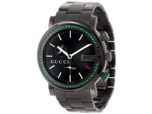 Gucci Unisex YA101349 G-Chrono Black PVD 60 Green Topaz Case Watch Gucci Unisex YA101349 G-Chrono Black PVD 60 Green Topaz Case Watch