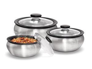Milton Thermo Hot-pot Insulated Casserole 3-piece Gift Set Milton Thermo Hot-pot Insulated Casserole 3-piece Gift Set