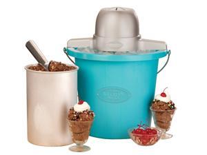 Nostalgia Electrics ICMP400BLUE Vintage Collection 4-Quart Electric Ice Cream Maker Nostalgia Electrics ICMP400BLUE Vintage Collection 4-Quart Electric Ice Cream Maker