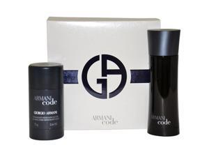Armani Code by Giorgio Armani for Men - 2 Pc Gift Set 2.5oz EDT Spray, 2.6oz Alcohol-Free Deodorant Stick Armani Code by Giorgio Armani for Men - 2 Pc Gift Set 2.5oz EDT Spray, 2.6oz Alcohol-Free Deodorant Stick