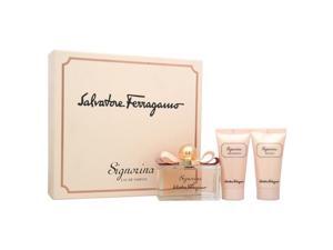 Signorina by Salvatore Ferragamo for Women - 3 Pc Gift Set 3.4oz EDP Spray, 1.7oz Body Lotion, 1.7oz Bath and Shower Gel Signorina by Salvatore Ferragamo for Women - 3 Pc Gift Set 3.4oz EDP Spray, 1.7oz Body Lotion, 1.7oz Bath and Shower Gel
