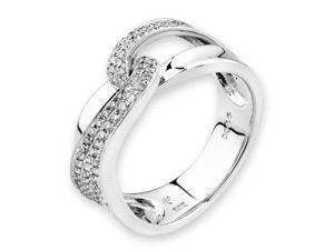 18K/750 White Gold Round Diamond Cluster Right Hand Ring (0.47cttw, G-H Color, VS2-SI1 Clarity, Ring Size US 6.5) 18K/750 White Gold Round Diamond Cluster Right Hand Ring (0.47cttw, G-H Color, VS2-SI1 Clarity, Ring Size US 6.5)