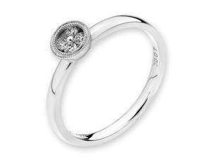 18K White Gold Antique Beaded Diamond Promise Ring (0.07ct,G-H Color,VS2-SI1 Clarity) 18K White Gold Antique Beaded Diamond Promise Ring (0.07ct,G-H Color,VS2-SI1 Clarity)