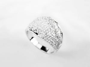 JA-ME Baroque pattern design sterling silver 925 Cubic Zirconia CZ Ring Women's Jewelry JA-ME Baroque pattern design sterling silver 925 Cubic Zirconia CZ Ring Women's Jewelry