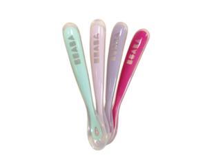 Beaba First Stage Spoon Set (Latte) - 4-pack Beaba First Stage Spoon Set (Latte) - 4-pack
