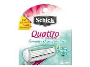 Schick Quattro For Women Sensitive 4-Count Refills (Pack of 2) Schick Quattro For Women Sensitive 4-Count Refills (Pack of 2)