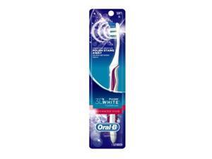 Oral-B Pulsar 3D White Advanced Vivid Toothbrush Soft 35 Vibrating Bristles, Color may Vary, (Pack of 3) Oral-B Pulsar 3D White Advanced Vivid Toothbrush Soft 35 Vibrating Bristles, Color may Vary, (Pack of 3)