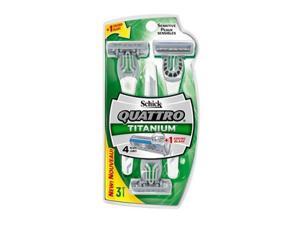 Schick Quattro Disposable Men's Sensitive 3-Count Razor (Pack of 3) Schick Quattro Disposable Men's Sensitive 3-Count Razor (Pack of 3)