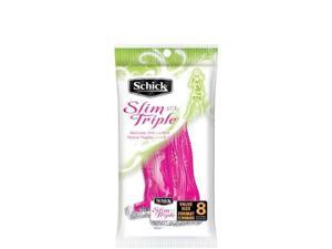 Schick ST3 Slim Triple Sensitive for Her Disposable Razor-8 ct Schick ST3 Slim Triple Sensitive for Her Disposable Razor-8 ct