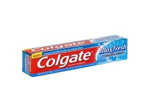 Colgate Max Fresh Toothpaste with Mini Breath Strips, Cool Mint, 6 Ounces Colgate Max Fresh Toothpaste with Mini Breath Strips, Cool Mint, 6 Ounces
