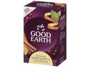 Good Earth Original Sweet & Spicy, 18-Count Tea Bags, 1.4 oz. Boxes (Pack of 6) Good Earth Original Sweet & Spicy, 18-Count Tea Bags, 1.4 oz. Boxes (Pack of 6)