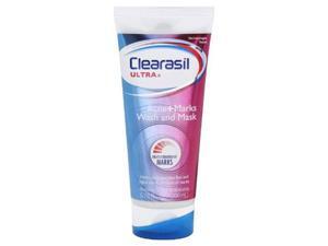 Clearasil Ultra Acne + Marks Wash and Mask: 6.78 OZ Clearasil Ultra Acne + Marks Wash and Mask: 6.78 OZ