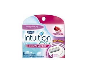 Schick Intuition Plus Renewing Moisture Refill - Pomegranate, 6-Count Schick Intuition Plus Renewing Moisture Refill - Pomegranate, 6-Count