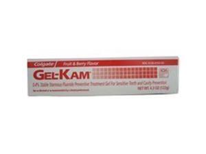 Gel-Kam Flouride Preventative Treatment Gel, Fruit and Berry Flavor, 4.3 Oz. Gel-Kam Flouride Preventative Treatment Gel, Fruit and Berry Flavor, 4.3 Oz.