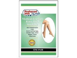 Preferred Plus Pharmacy 20-30 Medical Legware Knee High Stockings Beige, Black, Xlarge - 1 Pair Preferred Plus Pharmacy 20-30 Medical Legware Knee High Stockings Beige, Black, Xlarge - 1 Pair