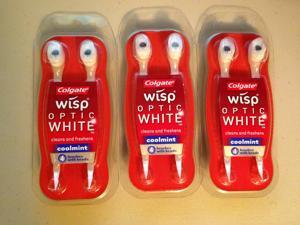Colgate Wisp Whitening Mini-brush With Freshening Bead, Coolmint, 4-count (pack Of 3) Colgate Wisp Whitening Mini-brush With Freshening Bead, Coolmint, 4-count (pack Of 3)