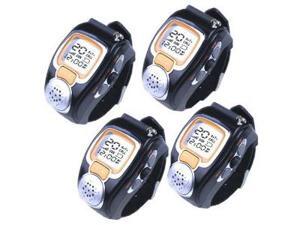 4 Pieces of AGPtek Pair Fashionable Radio Romote Talker Wristwatch Walkie Talkie Two-Way Digital Watch 4 Pieces of AGPtek Pair Fashionable Radio Romote Talker Wristwatch Walkie Talkie Two-Way Digital Watch