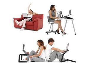 Adjustable Vented Laptop Table Portable Bed Tray Book Stand Table for iPad 2/The New iPad 3, Acer Iconia Tab W500-BZ467/A200, ASUS Eee Pad Transformer TF101/TF201, Laptop top up to 17" Adjustable Vented Laptop Table Portable Bed Tray Book Stand Table for iPad 2/The New iPad 3, Acer Iconia Tab W500-BZ467/A200, ASUS Eee Pad Transformer TF101/TF201, Laptop top up to 17"