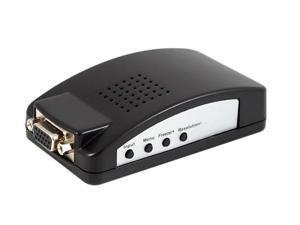 VGA RCA S-video to VGA Converter Box Adapter switch for PC LCD Monitor VGA RCA S-video to VGA Converter Box Adapter switch for PC LCD Monitor