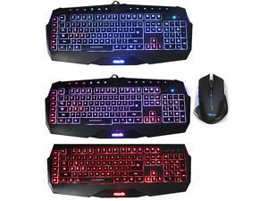 E-3lue E-blue Mazer 2500DPI USB 2.4GHz Wireless Optical Gaming Mouse + 3 Color LED Multimedia Illuminated Backlit USB Wired Gaming Keyboard - Users Customize Keys,Programmable Macro Keys,Blue/Red/Purp E-3lue E-blue Mazer 2500DPI USB 2.4GHz Wireless Optical Gaming Mouse + 3 Color LED Multimedia Illuminated Backlit USB Wired Gaming Keyboard - Users Customize Keys,Programmable Macro Keys,Blue/Red/Purp