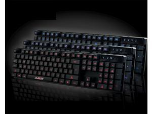Keyboard Feeling Imitation Gaming Keyboard - Multimedia LED Illuminated 3 Color Backlight Dimmable Red/Blue/Purple, Backlit Switchable, Brightness Adjustable Keyboard Feeling Imitation Gaming Keyboard - Multimedia LED Illuminated 3 Color Backlight Dimmable Red/Blue/Purple, Backlit Switchable, Brightness Adjustable