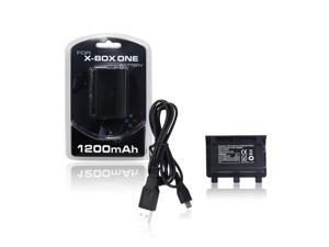 1200mah Rechargeable Battery Kit Battery Pack with USB Charger Cable for Xbox One Controller 1200mah Rechargeable Battery Kit Battery Pack with USB Charger Cable for Xbox One Controller