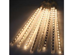 11.8 inch 8 Tube 144 LEDs Meteor Shower Rain Lights Waterproof String Light for Wedding Party Halloween Christmas Xmas Decoration Tree – Warm white 11.8 inch 8 Tube 144 LEDs Meteor Shower Rain Lights Waterproof String Light for Wedding Party Halloween Christmas Xmas Decoration Tree – Warm white