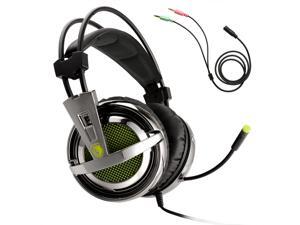 SADES SA-928 Stereo Lightweight Gaming Headsets 3.5mm with Mic for PC/MAC - With Headset Splitter Adapter SADES SA-928 Stereo Lightweight Gaming Headsets 3.5mm with Mic for PC/MAC - With Headset Splitter Adapter