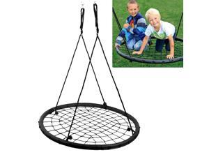 Children's Web Swing Playground Platform Net Swing Nylon Rope Detachable 1M/40 inch Diameter Children's Web Swing Playground Platform Net Swing Nylon Rope Detachable 1M/40 inch Diameter