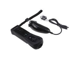 Remote (Built-in MotionPlus) Nunchuck Controller for Wii - White/Black Remote (Built-in MotionPlus) Nunchuck Controller for Wii - White/Black