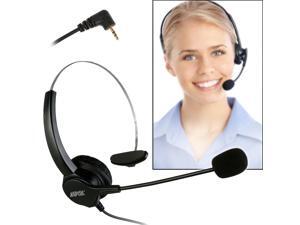 Agptek 2.5mm Headset for Desk Phones, 6FT Hands-Free Noise Cancelling Monaural Headset Headphones with Mic, Microphone, Comfort Fit Headband for Panasonic Desk Phones, Most Cordless Phones Agptek 2.5mm Headset for Desk Phones, 6FT Hands-Free Noise Cancelling Monaural Headset Headphones with Mic, Microphone, Comfort Fit Headband for Panasonic Desk Phones, Most Cordless Phones
