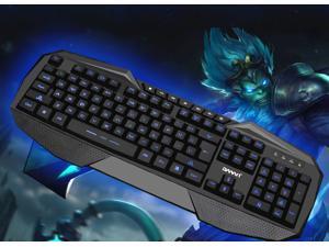 AGPtek Gaming Keyboard LED Illuminated Ergonomic USB Wired Multimedia Blue Backlight Backlit Gaming Keyboard for PC Laptop AGPtek Gaming Keyboard LED Illuminated Ergonomic USB Wired Multimedia Blue Backlight Backlit Gaming Keyboard for PC Laptop