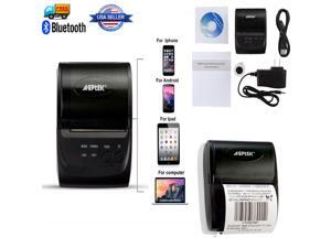 AGPtek Portable Wireless Thermal Printer High-speed 58mm POS Wireless Portable Receipt Thermal Printer Rechargeable USB/Wireless/Bluetooth Mobile Photo Thermal Receipt Printer for Android IOS AGPtek Portable Wireless Thermal Printer High-speed 58mm POS Wireless Portable Receipt Thermal Printer Rechargeable USB/Wireless/Bluetooth Mobile Photo Thermal Receipt Printer for Android IOS