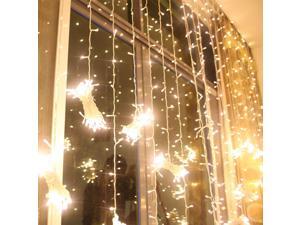 224led 9.8ft*6.6ft Christmas Festival Curtain String Fairy Wedding Led Lights for Garden,Wedding, Party, Window, Home Decorative - (Warm White) 224led 9.8ft*6.6ft Christmas Festival Curtain String Fairy Wedding Led Lights for Garden,Wedding, Party, Window, Home Decorative - (Warm White)