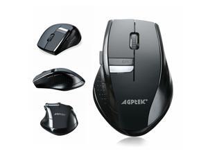 Wireless Mouse, AGPtek® 2.4Ghz Wireless Mobile Optical Mouse With Six Function Key, 3 DPI Levels, USB Wireless Receiver , 18-month Warranty– Black Wireless Mouse, AGPtek® 2.4Ghz Wireless Mobile Optical Mouse With Six Function Key, 3 DPI Levels, USB Wireless Receiver , 18-month Warranty– Black